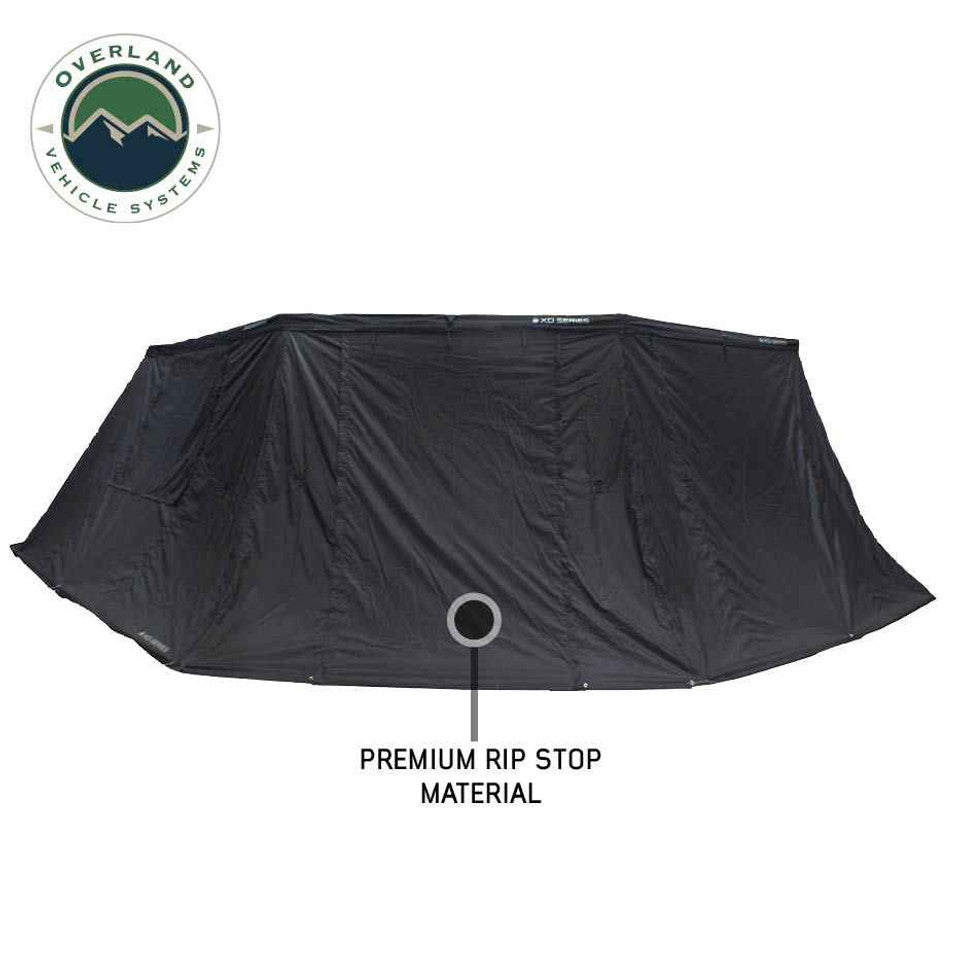 XD Nomadic 180 Awning Wall with Windows – Black