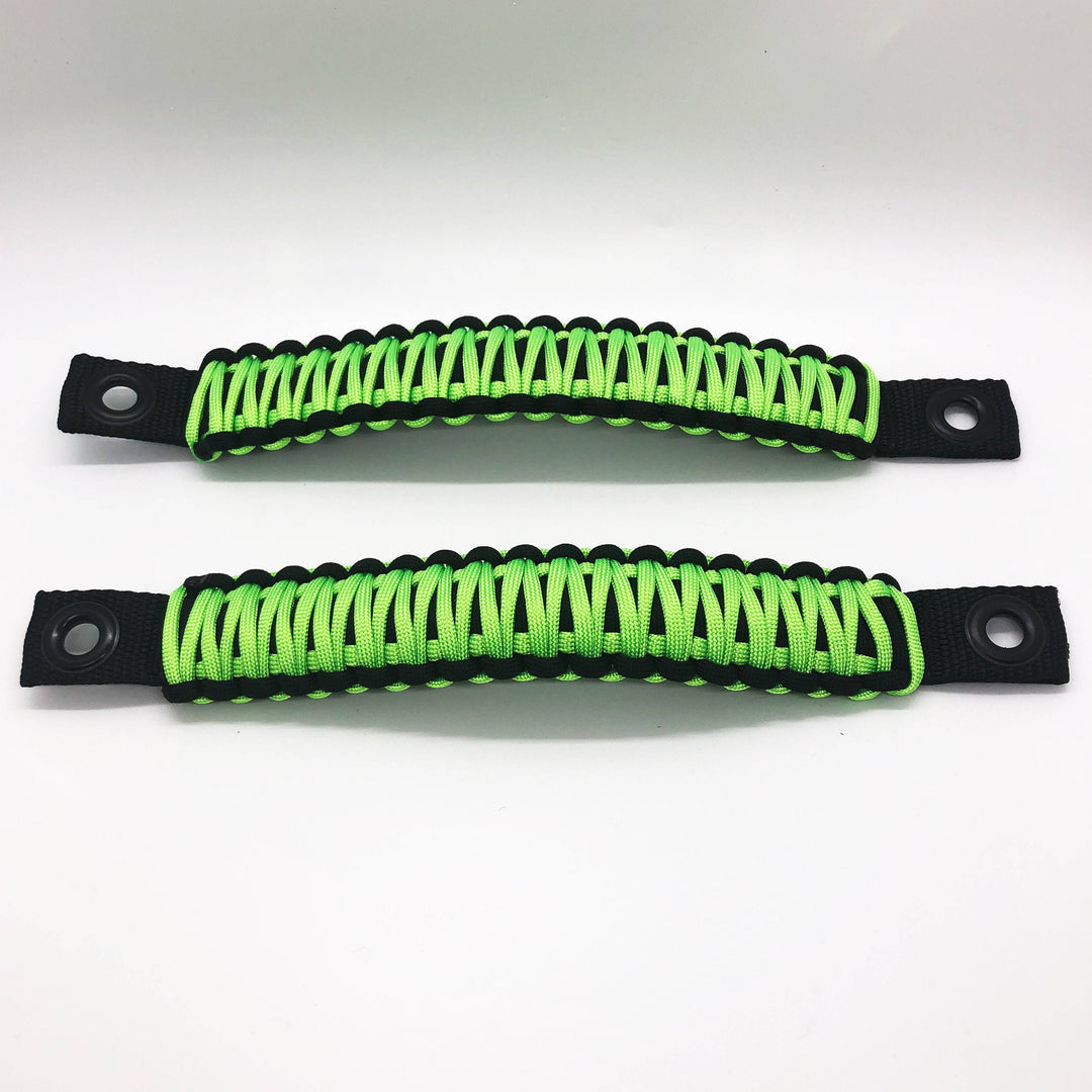 Paracord Grab Handles Bolt-On for Jeep® Wrangler JL, JLU & Gladiator 2018+ Made in USA - 550 Paracord | Bartact®