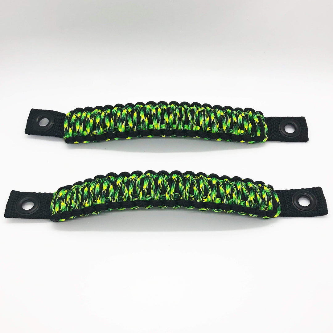 Paracord Grab Handles Bolt-On for Jeep® Wrangler JL, JLU & Gladiator 2018+ Made in USA - 550 Paracord | Bartact®