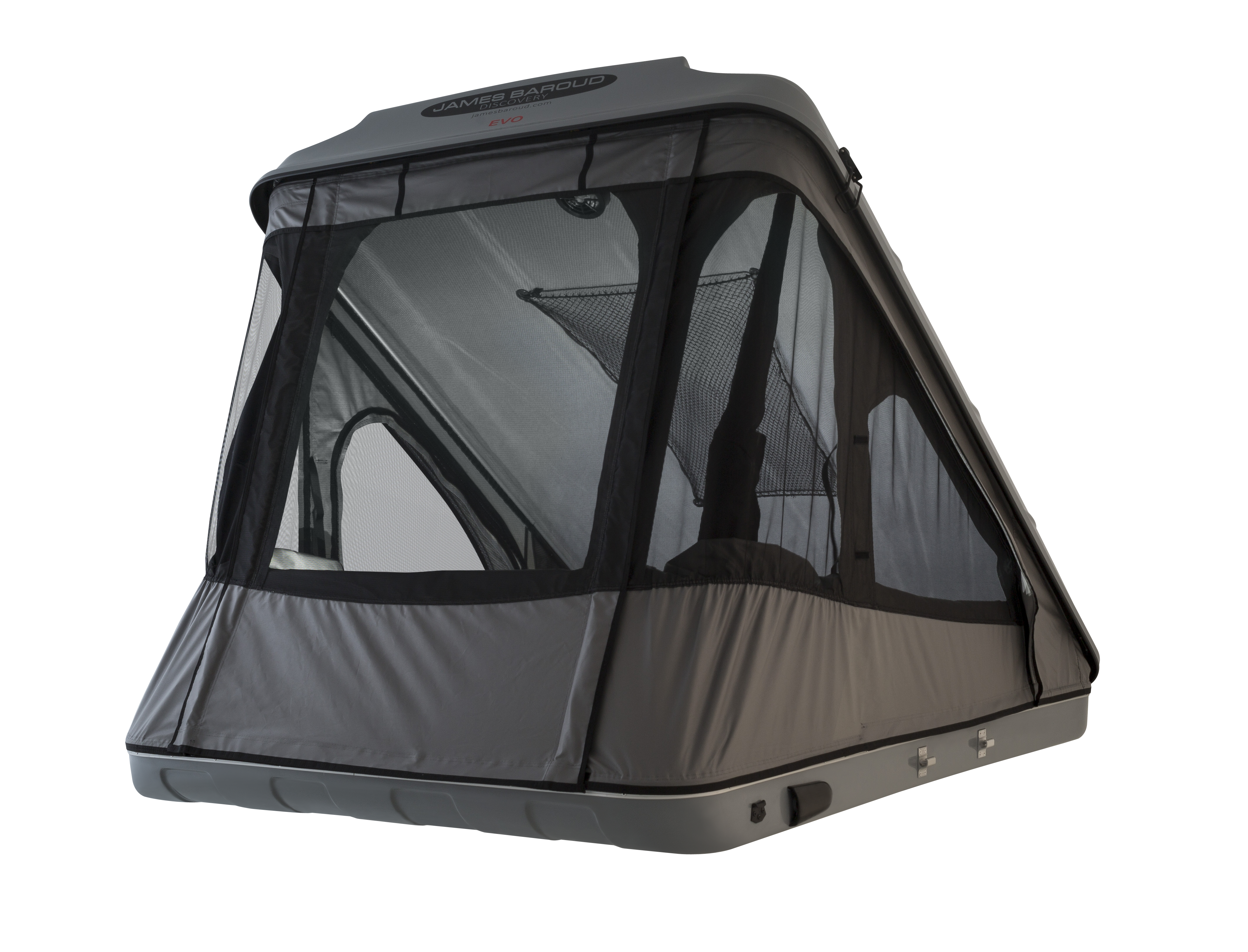 James Baroud Discovery roof top tent in grey