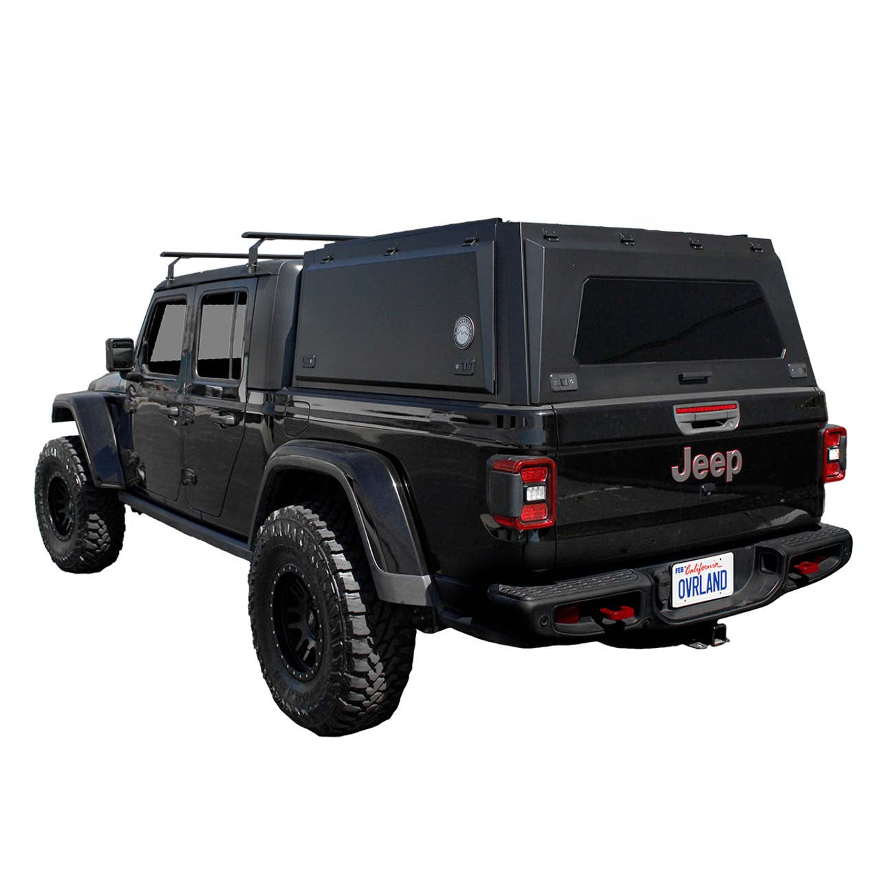 Expedition Truck Cap with Full Wing Doors, Front & Rear Window & 3RD Brake Light