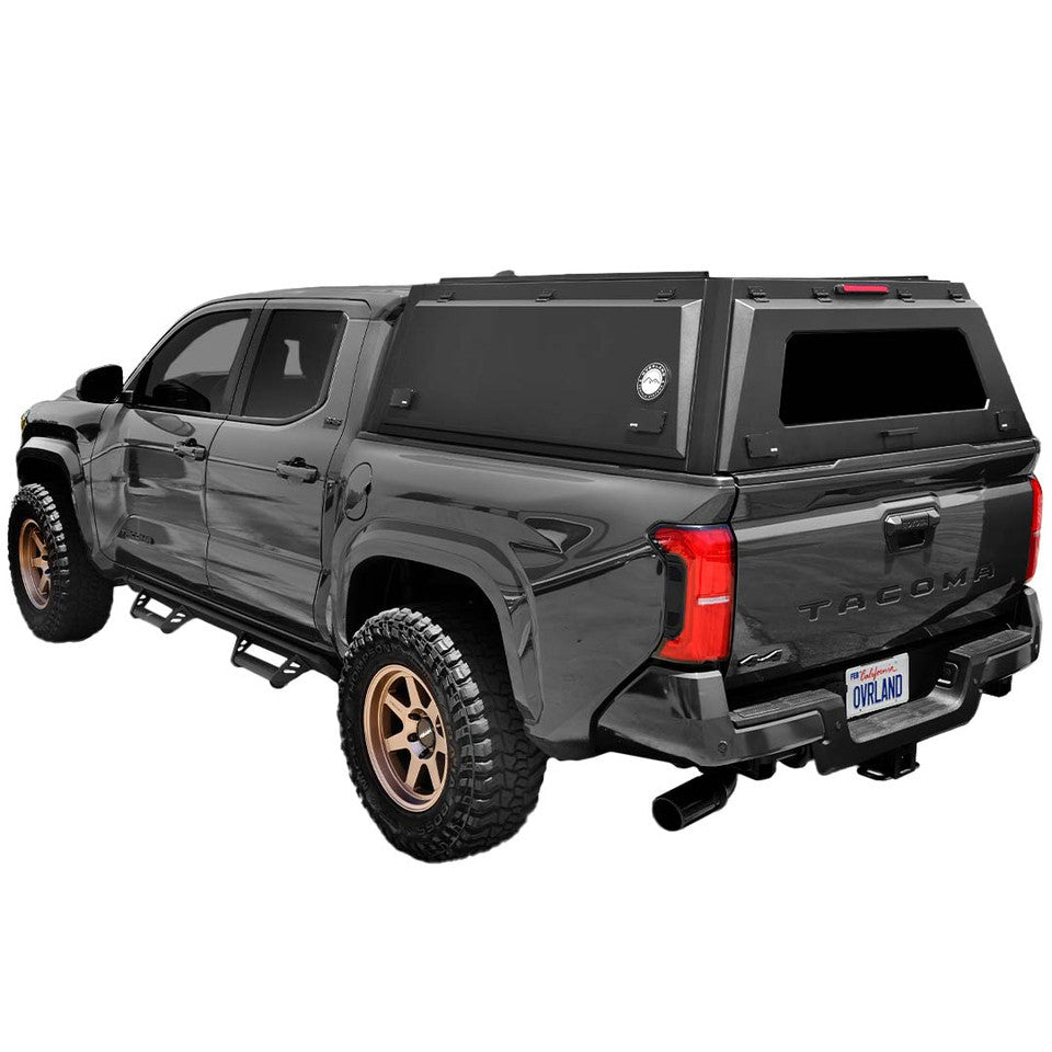 Expedition Truck Cap with Full Wing Doors, Front & Rear Window & 3RD Brake Light